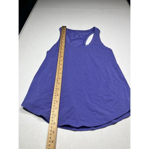 Lululemon Womens Y-Back Pruple Athletic Work Out Tank Top READ BELOW - Picture 3 of 5